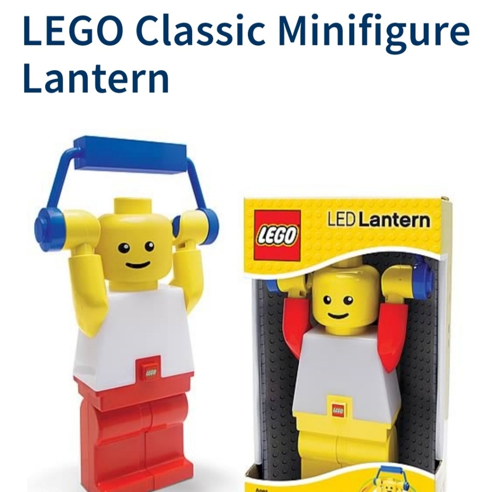 Lego Classic Minifigure Lantern red